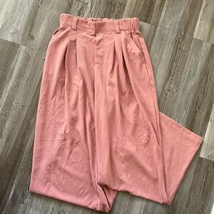 NWOT Halara Waffle High Waist Wide Leg Work Pants Small Tall